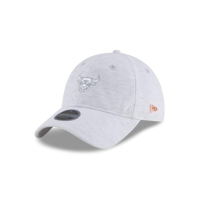 Chicago Bulls Gorra | New Era NBA Micro Stitch 9twenty Adjustable Cap Mexico - Grises
